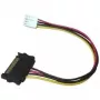 EXSYS EX-K41910 καλώδιο προσαρμογέα τροφοδοσίας Floppy σε SATA 0,4m μαύρο