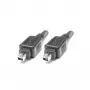EXSYS καλώδιο FireWire 400 4-Pin σε 4-Pin, 1,5 m, μαύρο (EX-K6821)