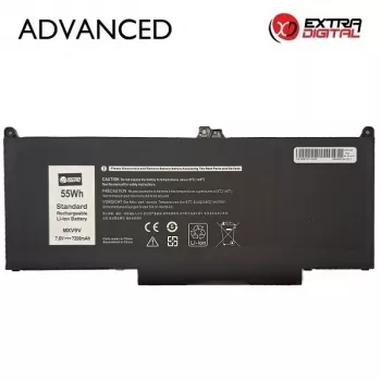 Extra Digital Advanced Μπαταρία laptop για Dell MXV9V - 7200mAh 82Wh 11.4V 9-κύτταρα Li-Ion Ανταλλακτική