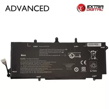 Extra Digital Advanced NB462612 Μπαταρία αντικατάστασης laptop για HP BL06XL – 3400mAh 11.4V Li-ion 3 κυψελών, Μαύρο