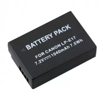 EXTRA DIGITAL Canon LP-E17 μπαταρία αντικατάστασης (χωρίς chip, 7,2 V, 1300 mAh, Li-Ion, μαύρη)