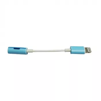 EXTRA DIGITAL Προσαρμογέας Lightning σε Υποδοχή Ακουστικών 3,5 mm – Λευκό, Καλώδιο 10 cm, DAC, Συμβατό με MFi