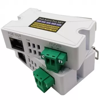 EXTRA DIGITAL PoE 10/100M kit επέκτασης Ethernet μέσω καλωδίου 2 συρμάτων, έως 200 m, πομπός & δέκτης