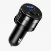 EXTRALINK Πομποδέκτης Bluetooth FM με 2x φορτιστή USB, ανοιχτή ακρόαση, μαύρο