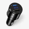 EXTRALINK Πομποδέκτης Bluetooth FM με 2x φορτιστή USB, ανοιχτή ακρόαση, μαύρο