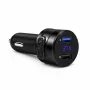 EXTRALINK Πομποδέκτης Bluetooth FM με 2x φορτιστή USB, ανοιχτή ακρόαση, μαύρο
