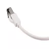 EXTRALINK Cat.8 U/FTP επίπεδο καλώδιο Ethernet patch 1m 40G Λευκό
