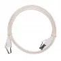 EXTRALINK Cat.8 U/FTP επίπεδο καλώδιο Ethernet patch 1m 40G Λευκό