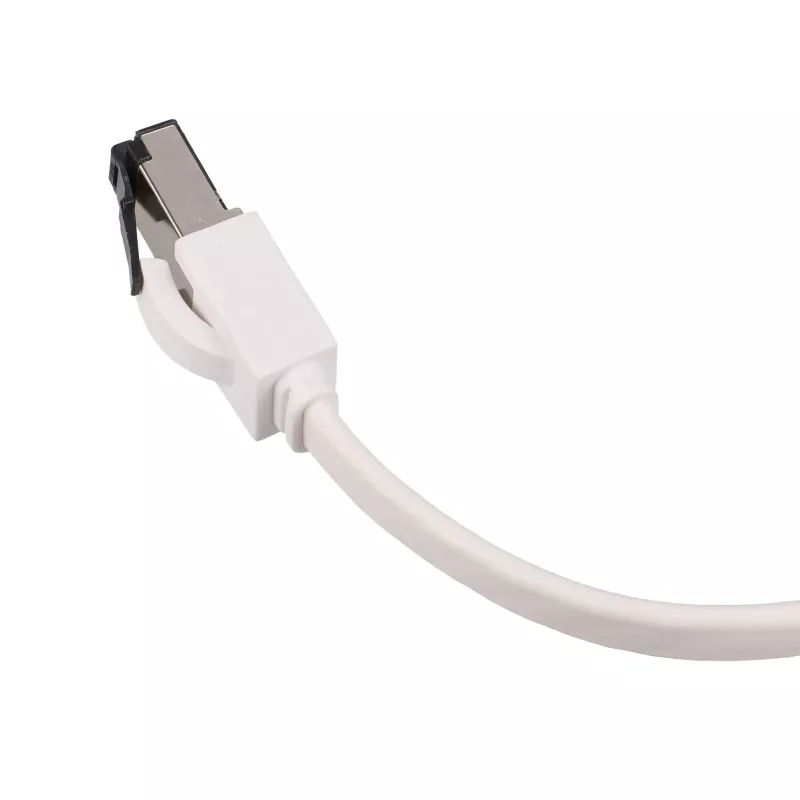 EXTRALINK Cat.8 U/FTP Επίπεδο καλώδιο patch 5m 40Gbps Λευκό