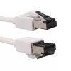 EXTRALINK Cat.8 U/FTP Επίπεδο καλώδιο patch 5m 40Gbps Λευκό