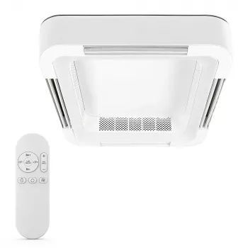 Extralink Cube Air 23 Smart WiFi Οροφής Ανεμιστήρας με Φως, Λευκός, 59 cm, Έλεγχος App