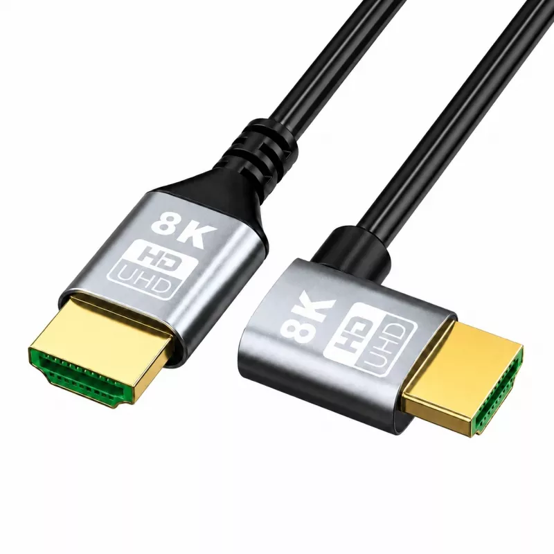EXTRALINK Καλώδιο HDMI 2.1 8K HDR 2M με αριστερή γωνία