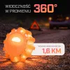 Extralink Smartlife LED Road Flare, USB-C, Κεχριμπαρένιο, IP67