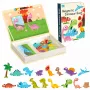 EXTRALINK TOYS Μαγνητικό βιβλίο παζλ 64 τεμ. Δεινόσαυροι