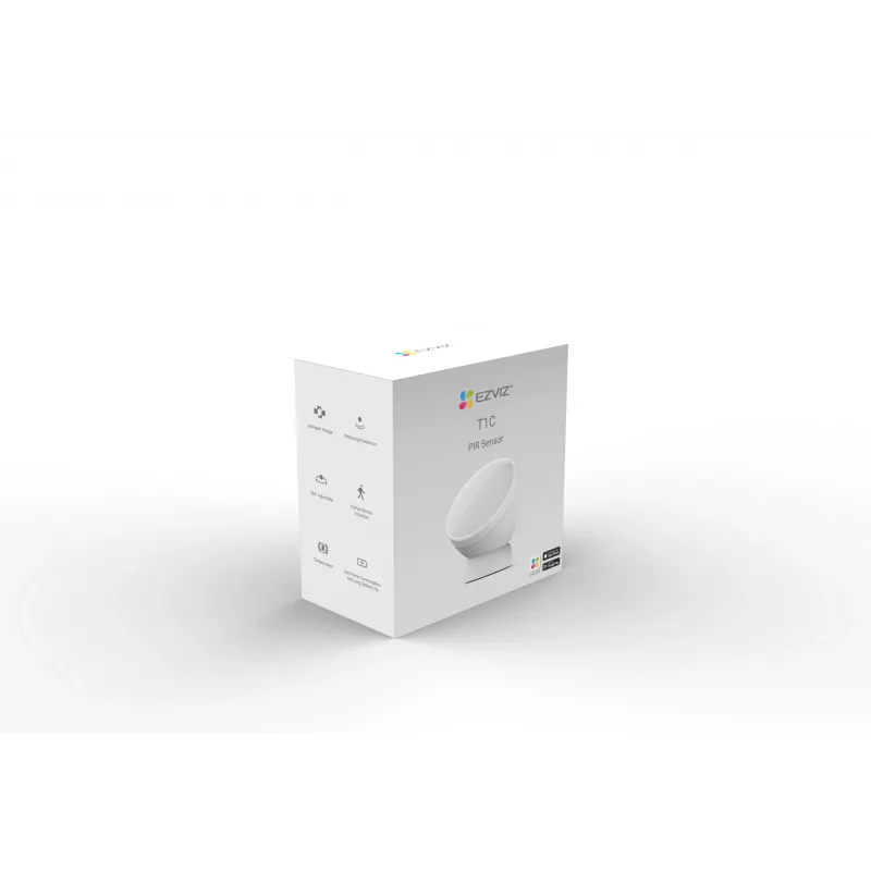 EZVIZ CS-T1C Ασύρματος ανιχνευτής κίνησης PIR, Zigbee 3.0, εμβέλεια 12m, λευκό
