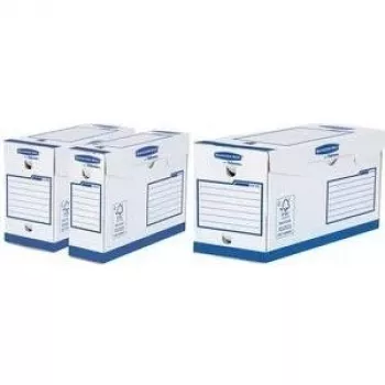 Fellowes Bankers Box Basic Heavy Duty A4+ Κουτί Αρχειοθέτησης Μπλε, 100% Ανακυκλωμένο Χαρτόνι, Πιστοποιημένο FSC 4472902