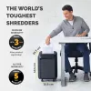 Fellowes Powershred LX210 Micro-Cut Καταστροφέας Εγγράφων, 15 φύλλα, 23 λίτρα, Μαύρο