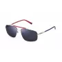 FILA SFI210V60E70B Ανδρικά Ορθογώνια Γυαλιά ηλίου Havana Ασετάτης με Καφέ Φακούς Πολυανθρακικού 60/16/145 mm