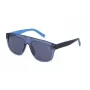 FILA Unisex Γυαλιά Ηλίου SFI220-540T31 - Ορθογώνιος Μαύρος Σκελετός, Γκρι Φακοί, Προστασία UV400