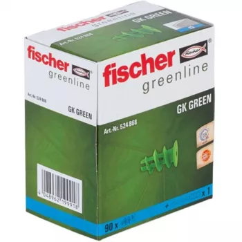 FISCHER GK GREEN αυτοδιάτρητο ούπα γυψοσανίδας, πράσινο, συσκευασία 90 τεμ.
