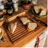 Fiskars 1059230 Ορθογώνια σανίδα κοπής μπαμπού 35 x 25 cm