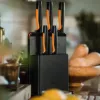 Fiskars Functional Form Σετ Βάσης Μαχαιριών 6 τεμ. με 5 Μαχαίρια