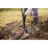 FISKARS SOLID+ XL Sharp Φτυάρι με μακρύ ατσάλινο κοντάρι, λεπίδα από χάλυβα Bor, λαβή D, 1250 mm