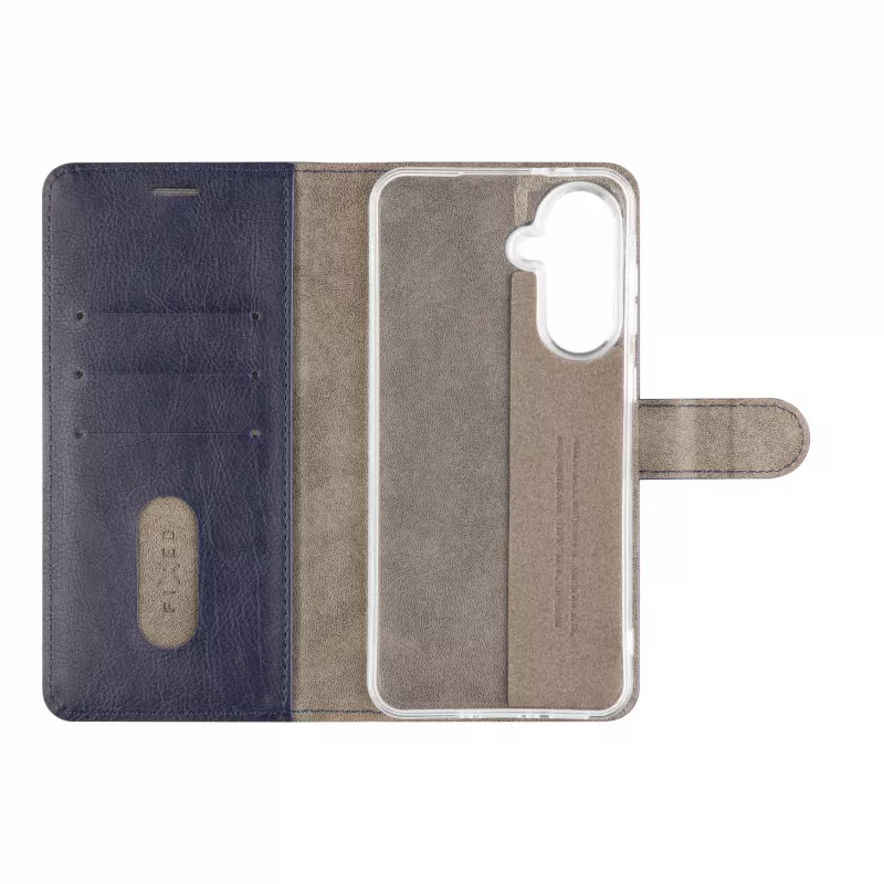 Fixed Opus Book Θήκη για Samsung Galaxy A37 5G, Τεχνητό Δέρμα, Μπλε