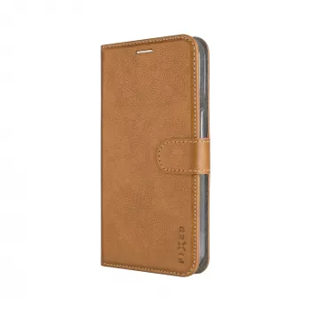 Fixed Opus Book Case για Samsung Galaxy A37 5G, τεχνητό δέρμα, καφέ