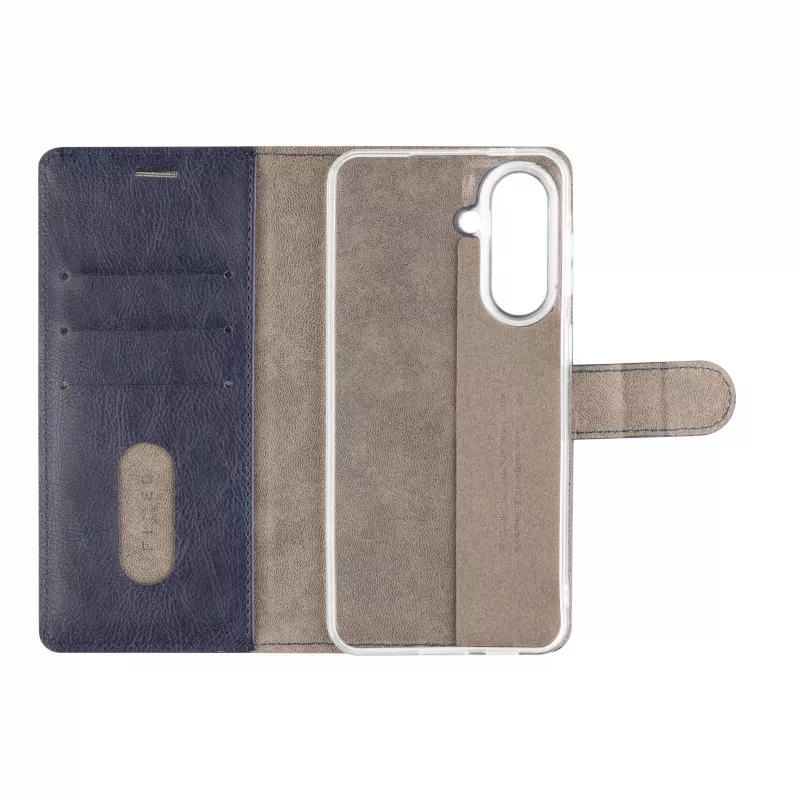 Fixed Opus Book Case για Samsung Galaxy A57 5G, τεχνητό δέρμα, μπλε
