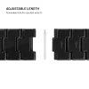 FIXED Resin Strap pro για Apple Watch 44/45/46/49, Carbon Black