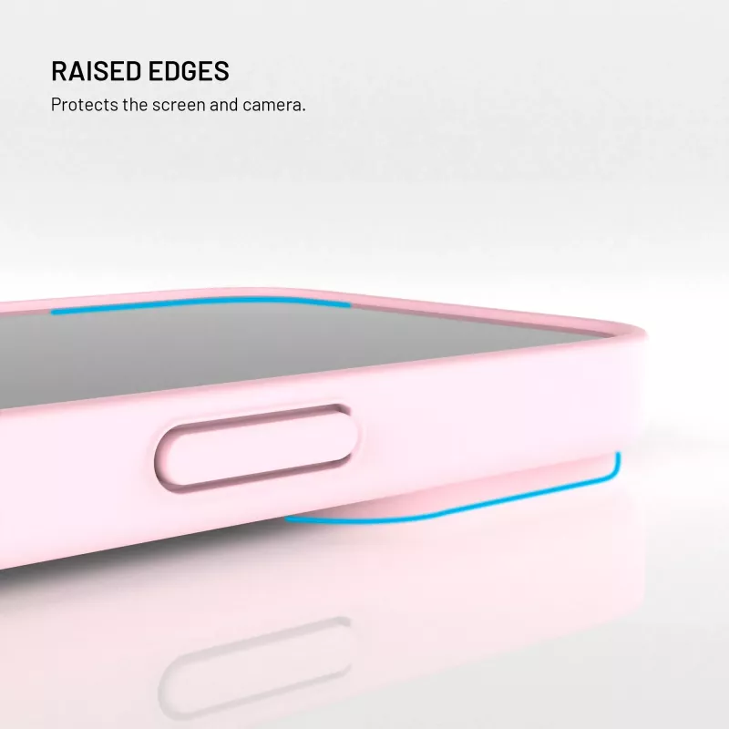 Fixed Story Θήκη πλάτης για Xiaomi 17 από καουτσούκ ροζ