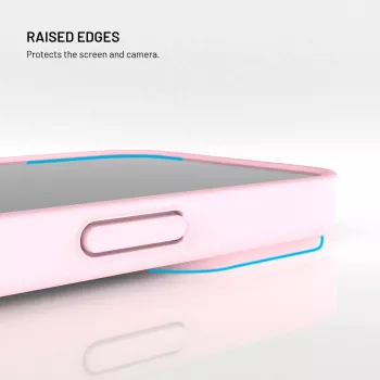 Fixed Story Πίσω Κάλυμμα για Xiaomi 17 Ultra, με Λάστιχο, Ροζ