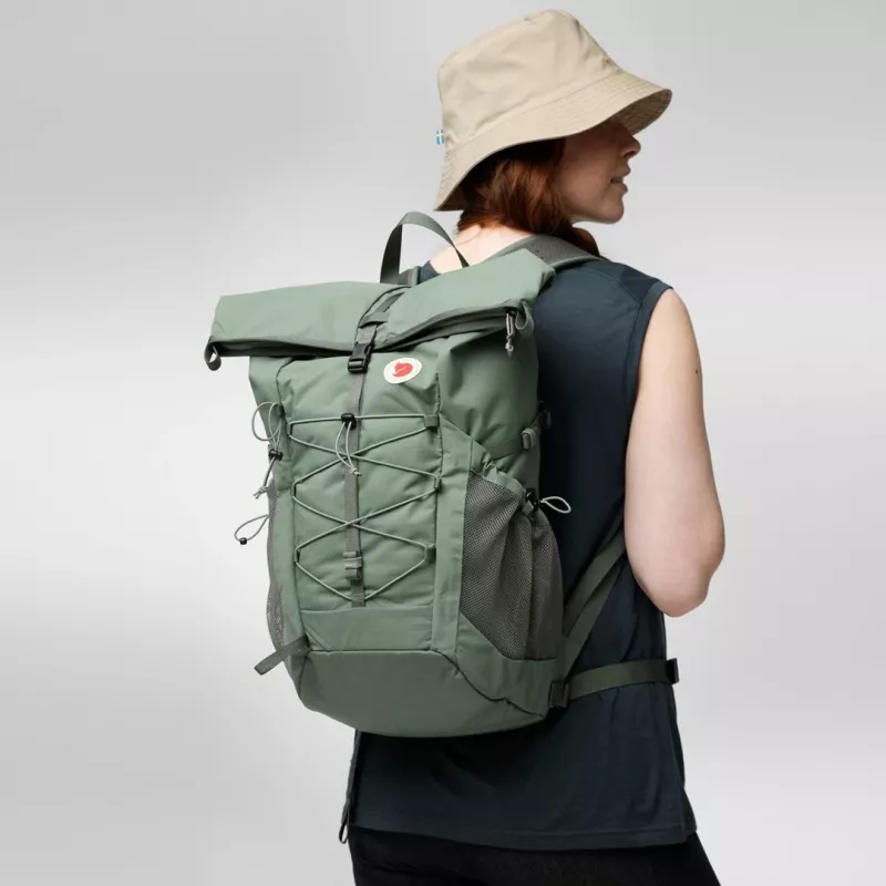 Fjällräven Abisko Hike Foldsack Σακίδιο Πλάτης - Μαύρο