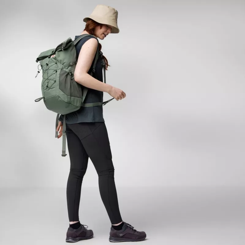 Fjällräven Abisko Hike Foldsack Σακίδιο Πλάτης - Μαύρο
