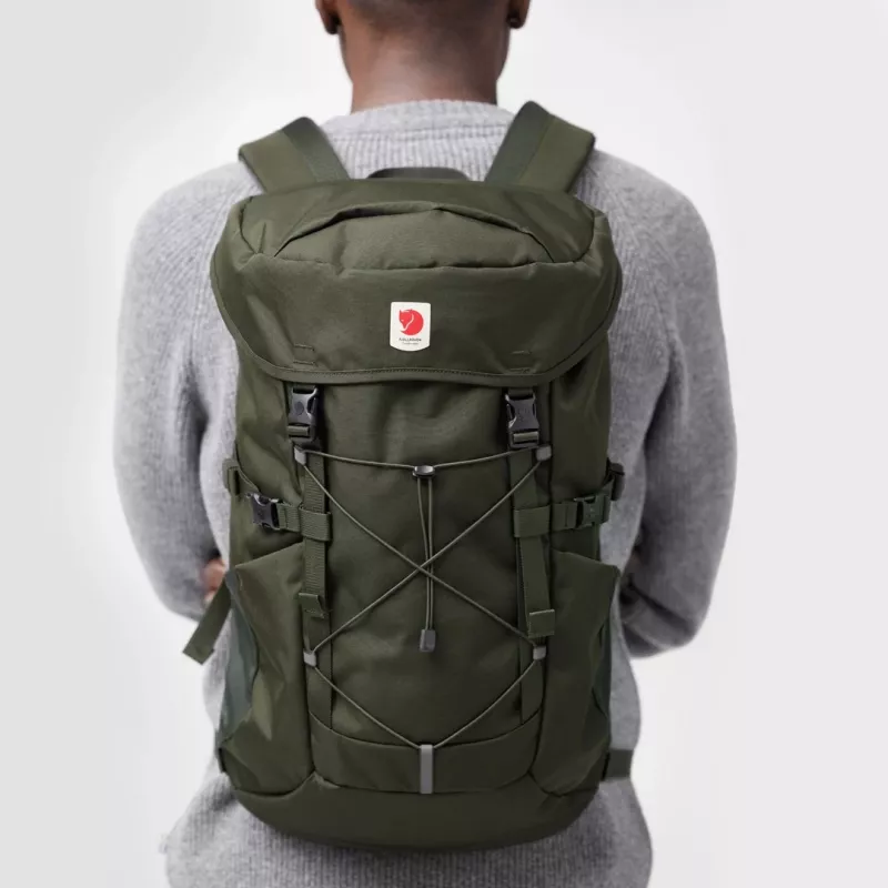 Fjällräven Skule Top 26 σακίδιο πλάτης πράσινο Oxford ανακυκλωμένο πολυεστέρας