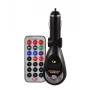 FM-Transmitter CMP05 με Τηλεχειριστήριο, Υποδοχή USB, MicroUSB, Υποδοχή Καρτών SD/TF, 87,5-108 MHz, 12V/24V, Μαύρο