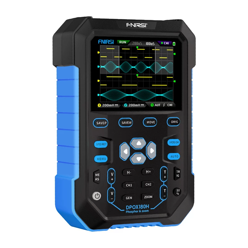 FNIRSI DPOX180H 2-in-1 Φορητός Ψηφιακός Παλμογράφος Φωσφόρου