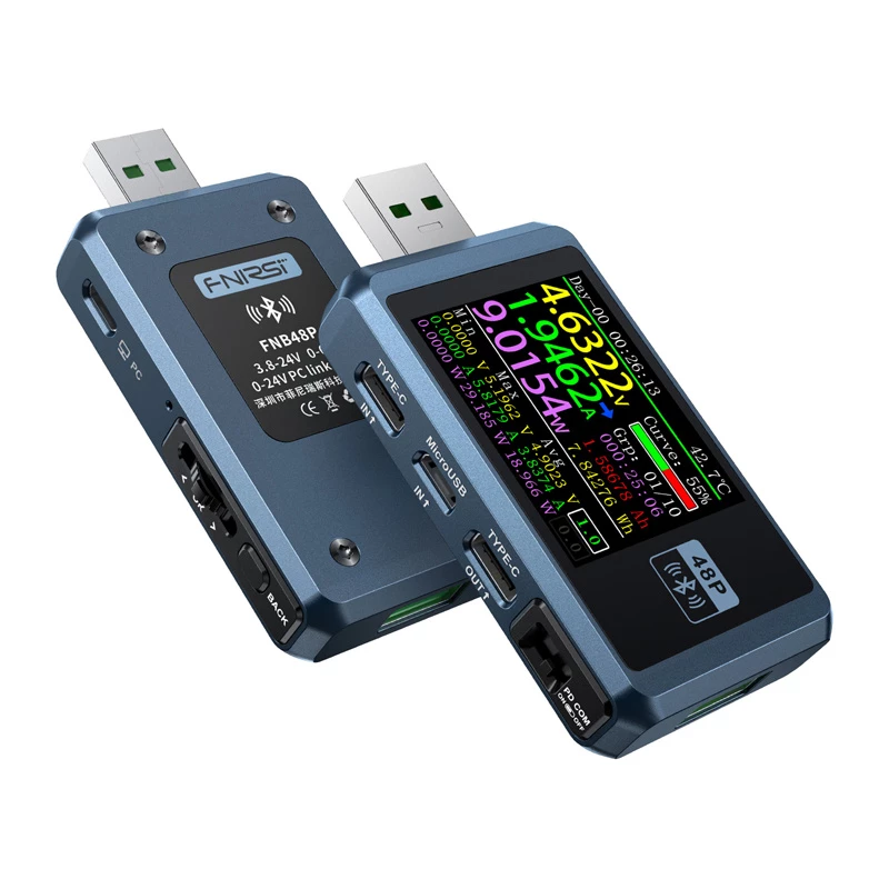 FNIRSI FNB48P BT USB-Port Τεστέρ με Bluetooth
