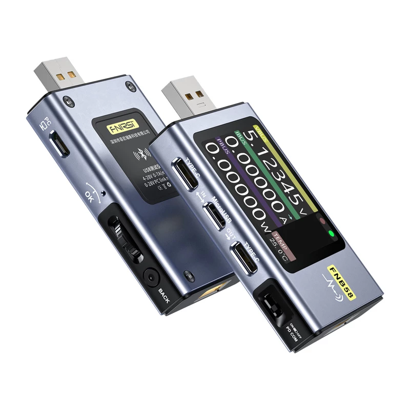 FNIRSI FNB58 BT USB-Port Τεστέρ με Bluetooth
