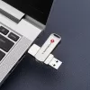 Forcell Pendrive 64GB USB 3.2 Gen 1 (USB-A / USB-C) F-Data Metal Duo ασημί