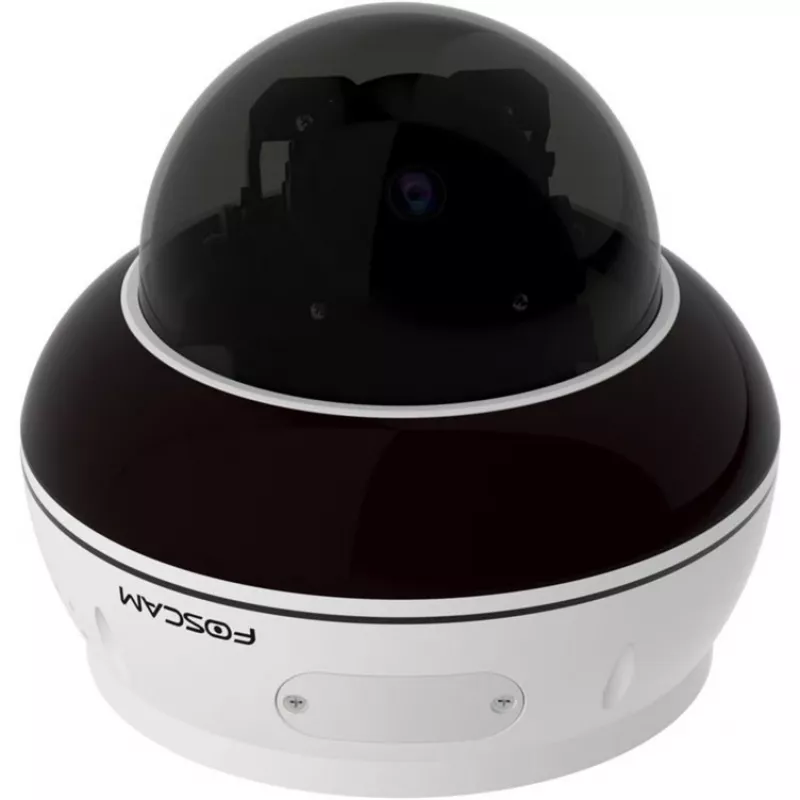 Foscam D8ET-W 8MP 4K UHD PoE PTZ IP Dome Κάμερα με Αναγνώριση AI, Λευκό