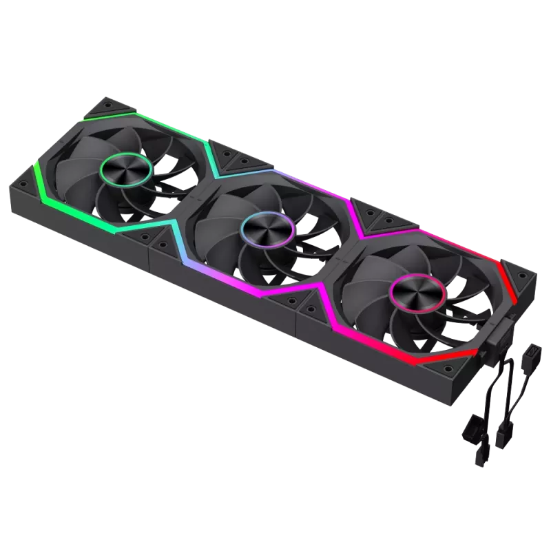 Gamemax FN12A-N2 WL-R Ανεμιστήρας Κουτιού Μαύρος