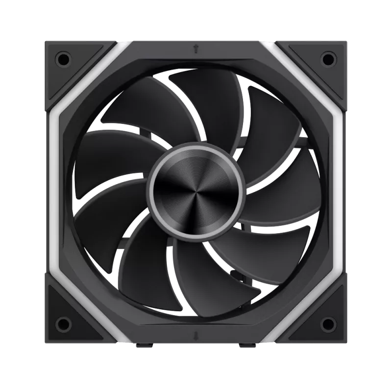 Gamemax FN12A-N2 WL-R Ανεμιστήρας Κουτιού Μαύρος
