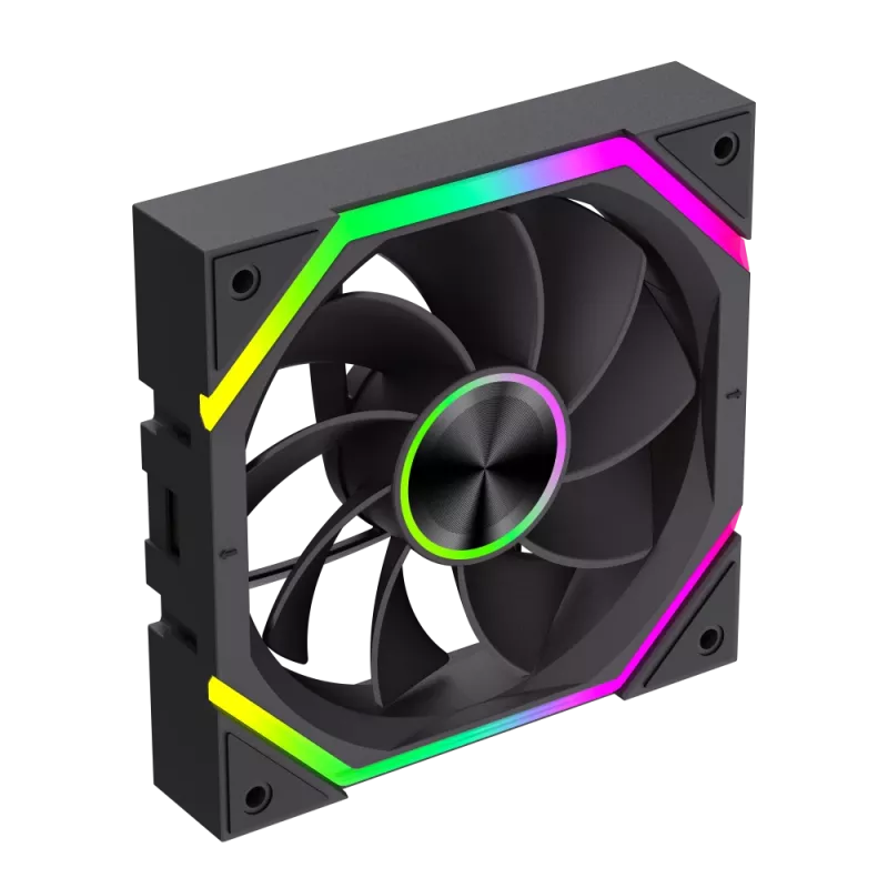 Gamemax FN12A-N2 WL-R Ανεμιστήρας Κουτιού Μαύρος