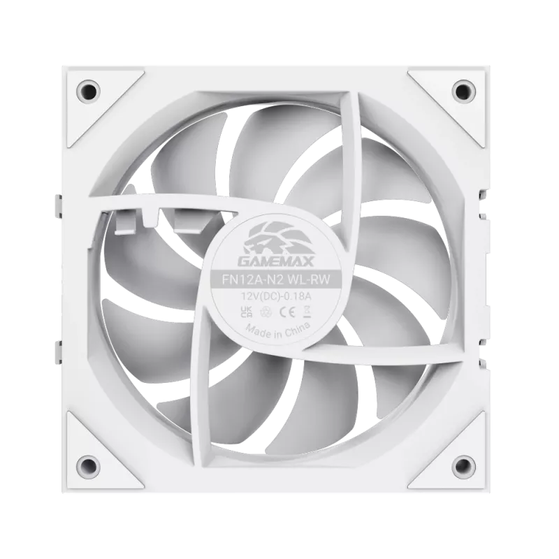Gamemax FN12A-N2 WL-RW Ανεμιστήρας Κουτιού Λευκός