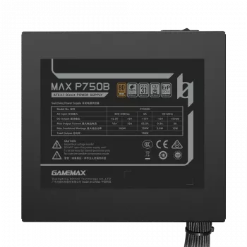 GAMEMAX MAX P750B 750W Bronze Μη Modular Τροφοδοτικό