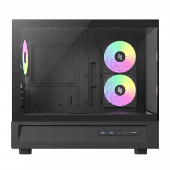 GAMEMAX NEX C31 BK Mid-Tower Κουτί Υπολογιστή, MATX/BTF, Μαύρο