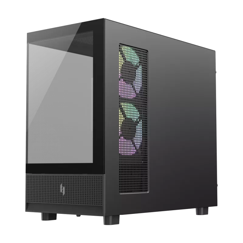 GAMEMAX NEX C31 BK Mid-Tower Κουτί Υπολογιστή, MATX/BTF, Μαύρο
