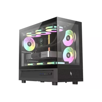 GAMEMAX NEX C31 BK Mid-Tower Κουτί Υπολογιστή, MATX/BTF, Μαύρο